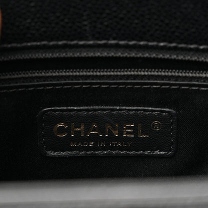 Chanel Caviar Quilted Grand Shopping Tote GST Black 6 of 9