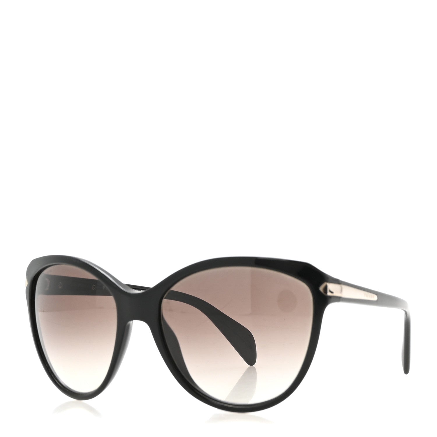 Prada Acetate Sunglasses SPR 15P Black 1 of 8