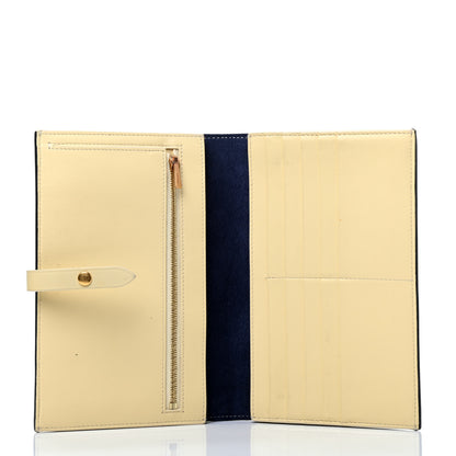 Celine Smooth Calfskin Large Multifunction Strap Wallet Dark Blue 4 of 4