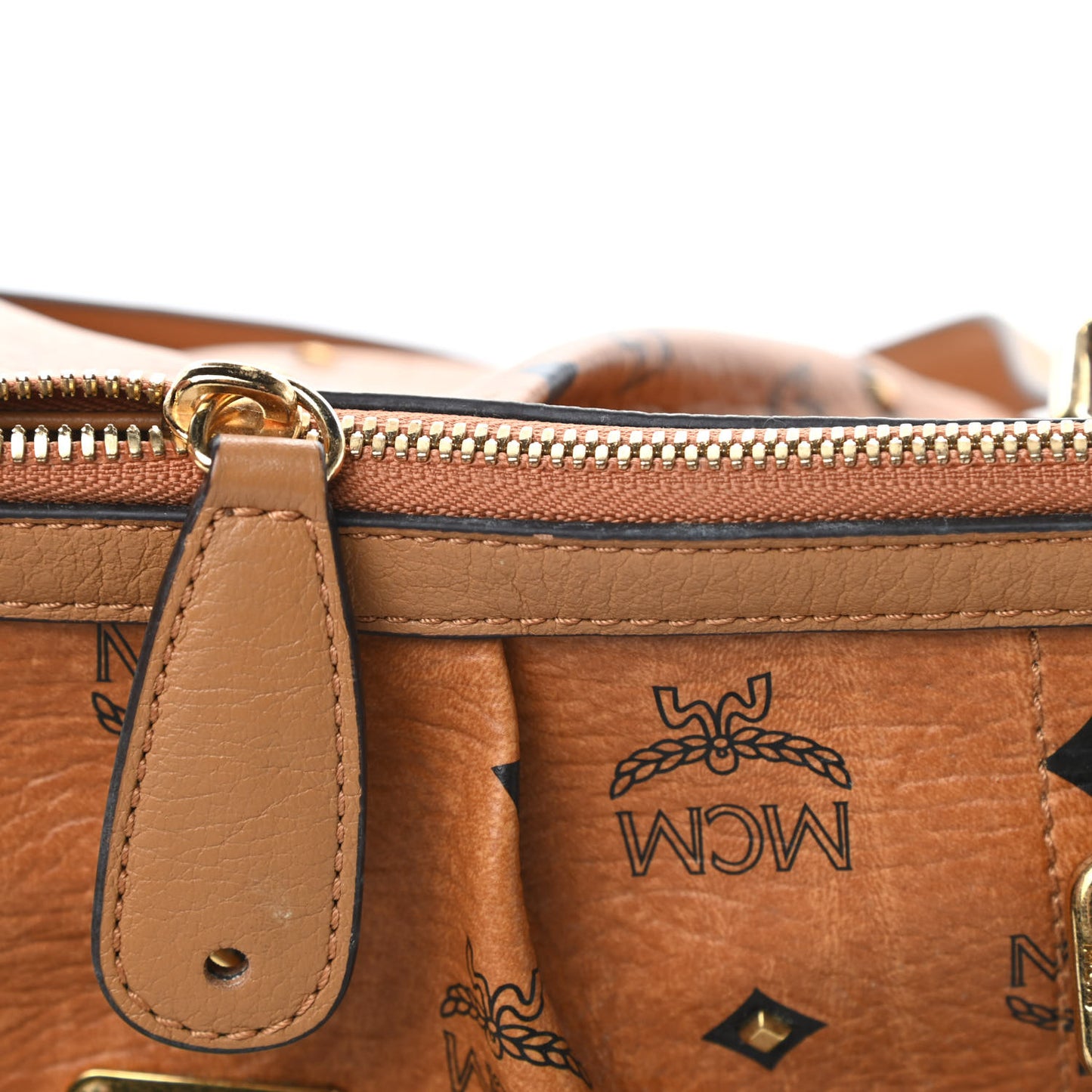 Visetos Medium Essentials Shopper Tote Cognac