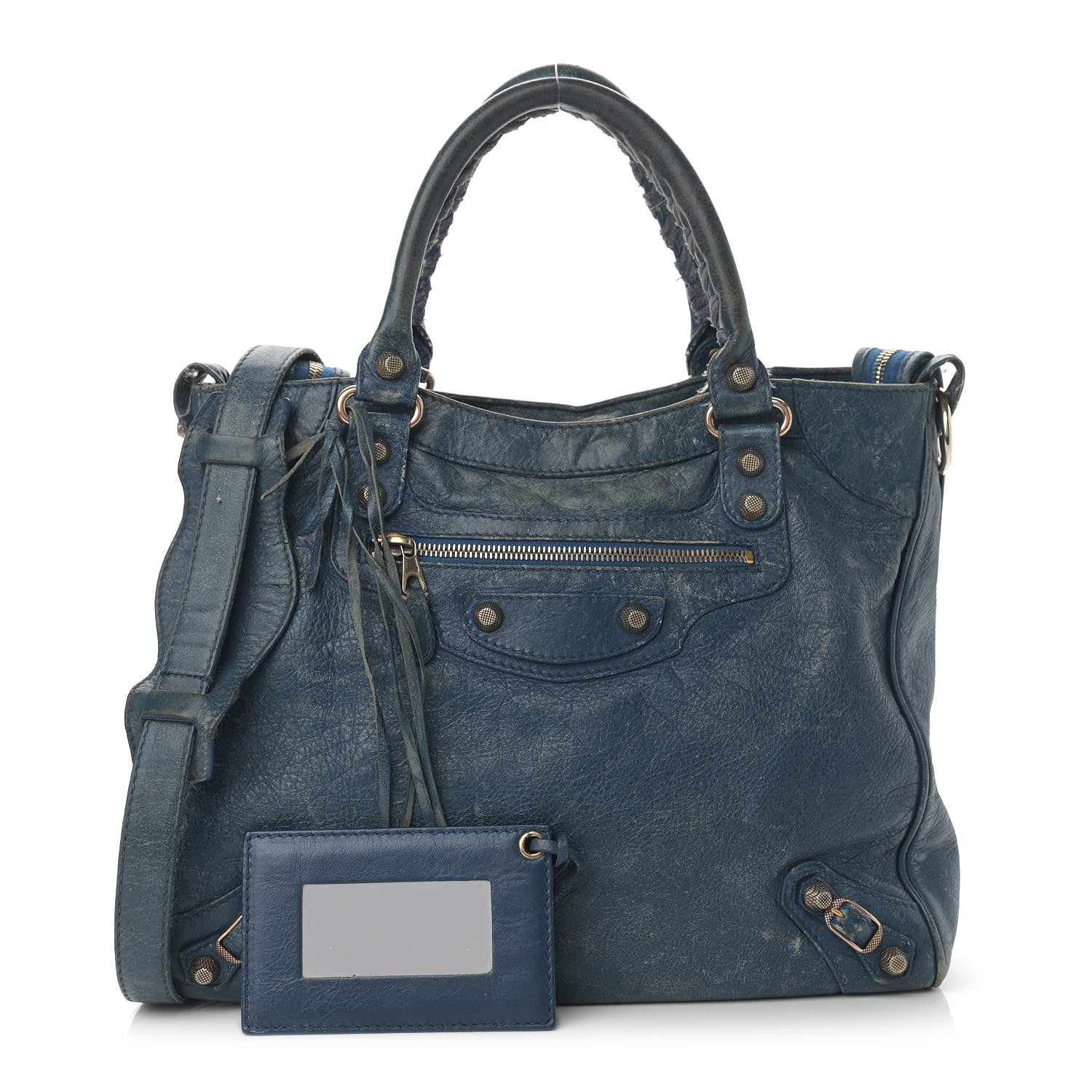 Balenciaga Agneau Giant 12 Rose Gold Hardware Velo Bleu Cobalt Bleu Electric 1 of 26