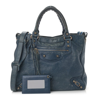 Balenciaga Agneau Giant 12 Rose Gold Hardware Velo Bleu Cobalt Bleu Electric 1 of 26