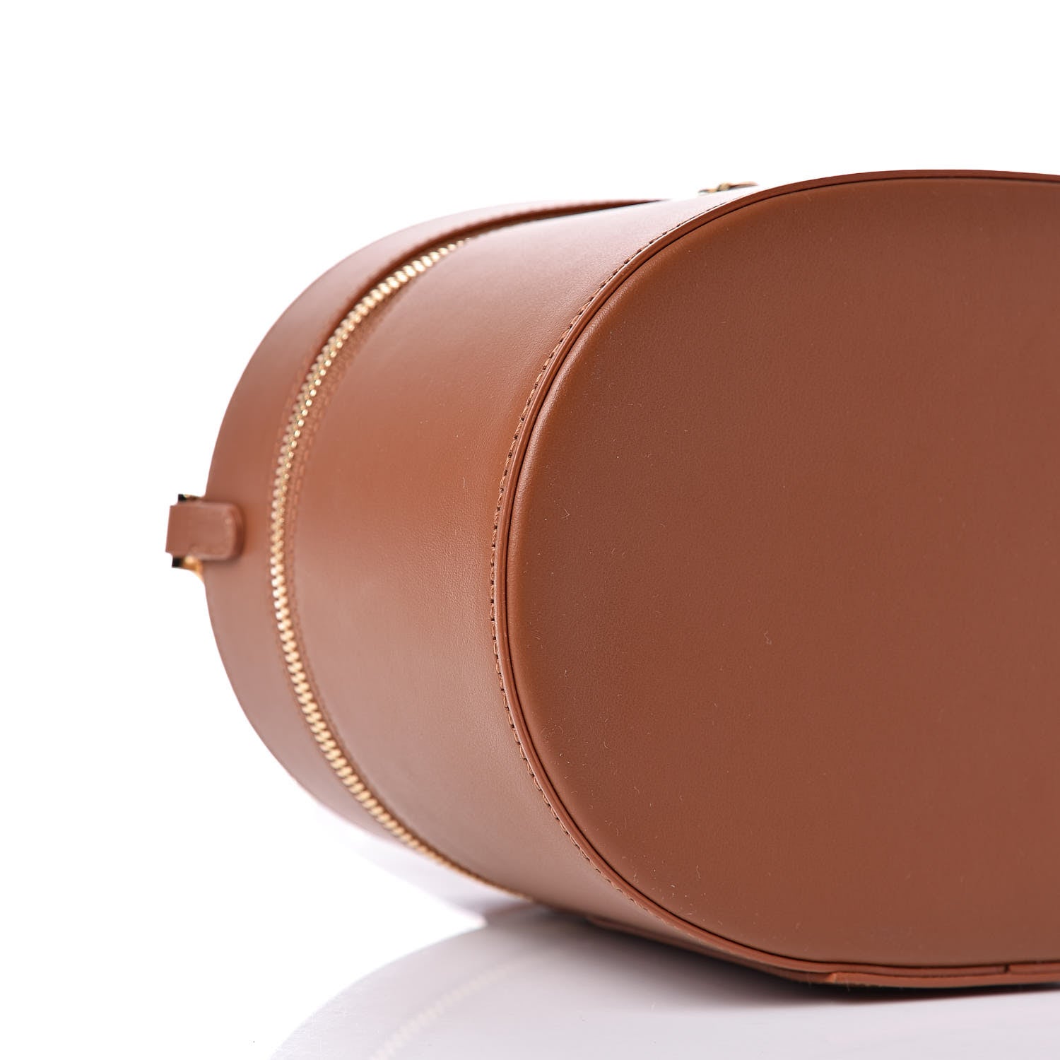 Mansur Gavriel Calfskin Train Case Crossbody Saddle 8 of 11