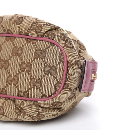 Gucci Monogram Medium Bamboo Cosmetic Case Vintage Rose 10 of 12