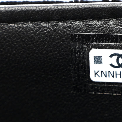 Chanel Velvet Diamanté Quilted Flap Clutch Black 8 of 11