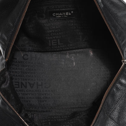 Chanel Caviar Square Stitched Tote Black 5 of 7