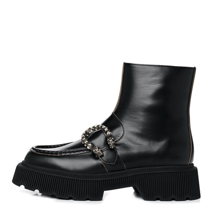 Gucci Cordovan Lux Dionysus Hunder Boots 39 Black 1 of 12