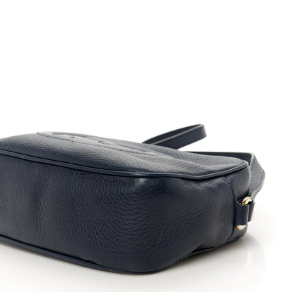 Gucci Pebbled Calfskin Small Soho Disco Bag Blue 11 of 11