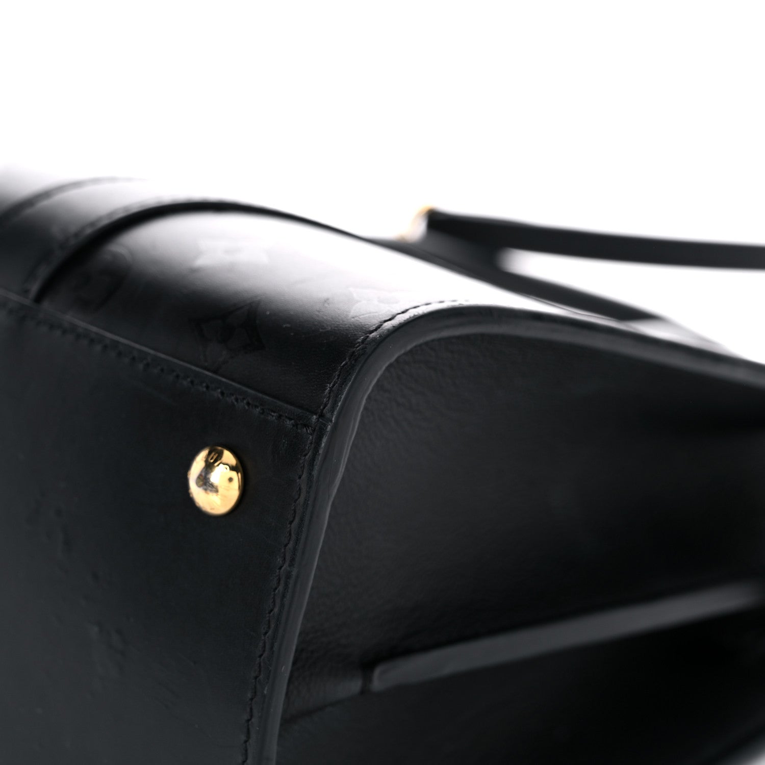 Louis Vuitton Monogram Cuir Plume Very Tote MM Black 20 of 55