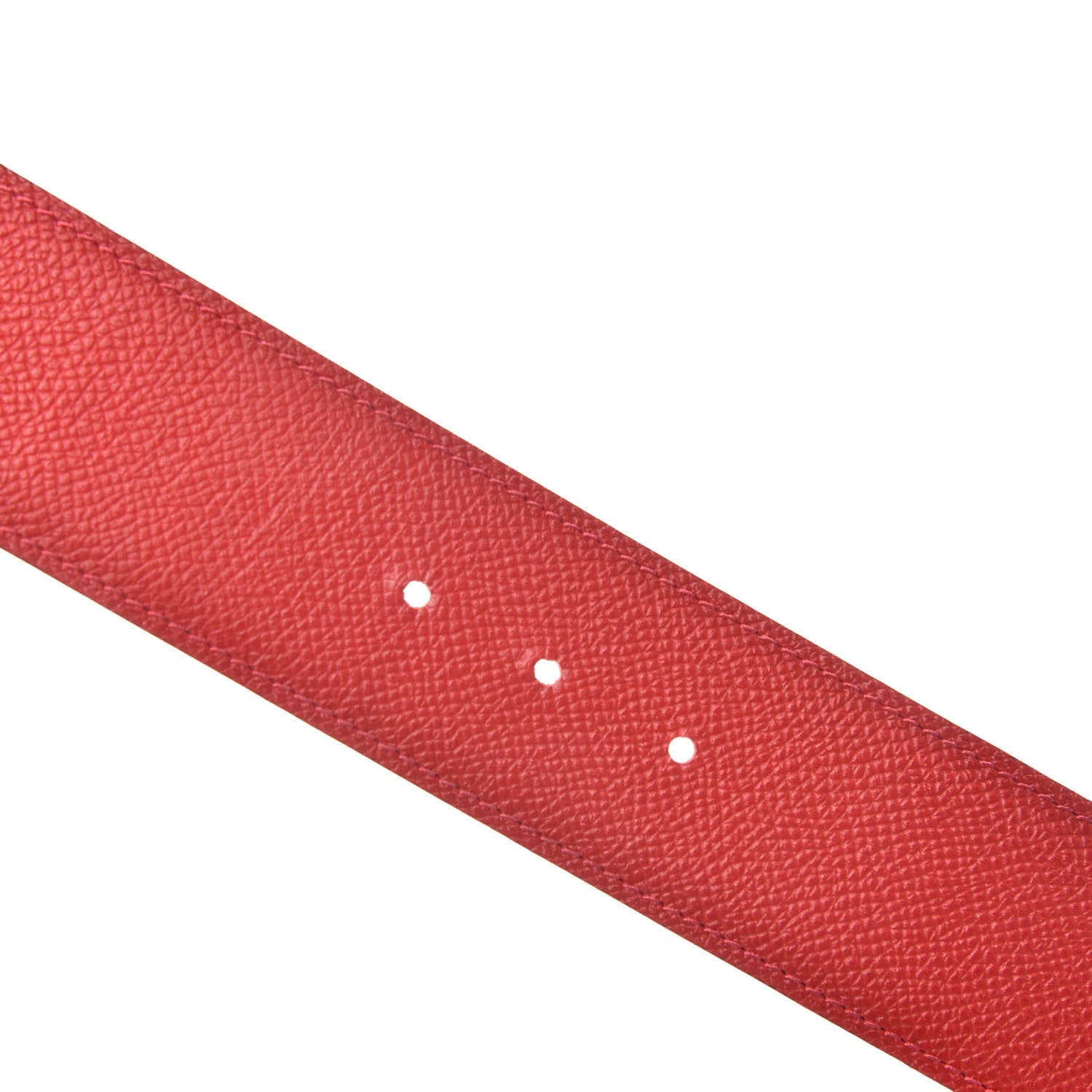 Hermes Epsom Chamonix 42mm Constance H Belt 95 Rouge Casaque Chocolate 5 of 5