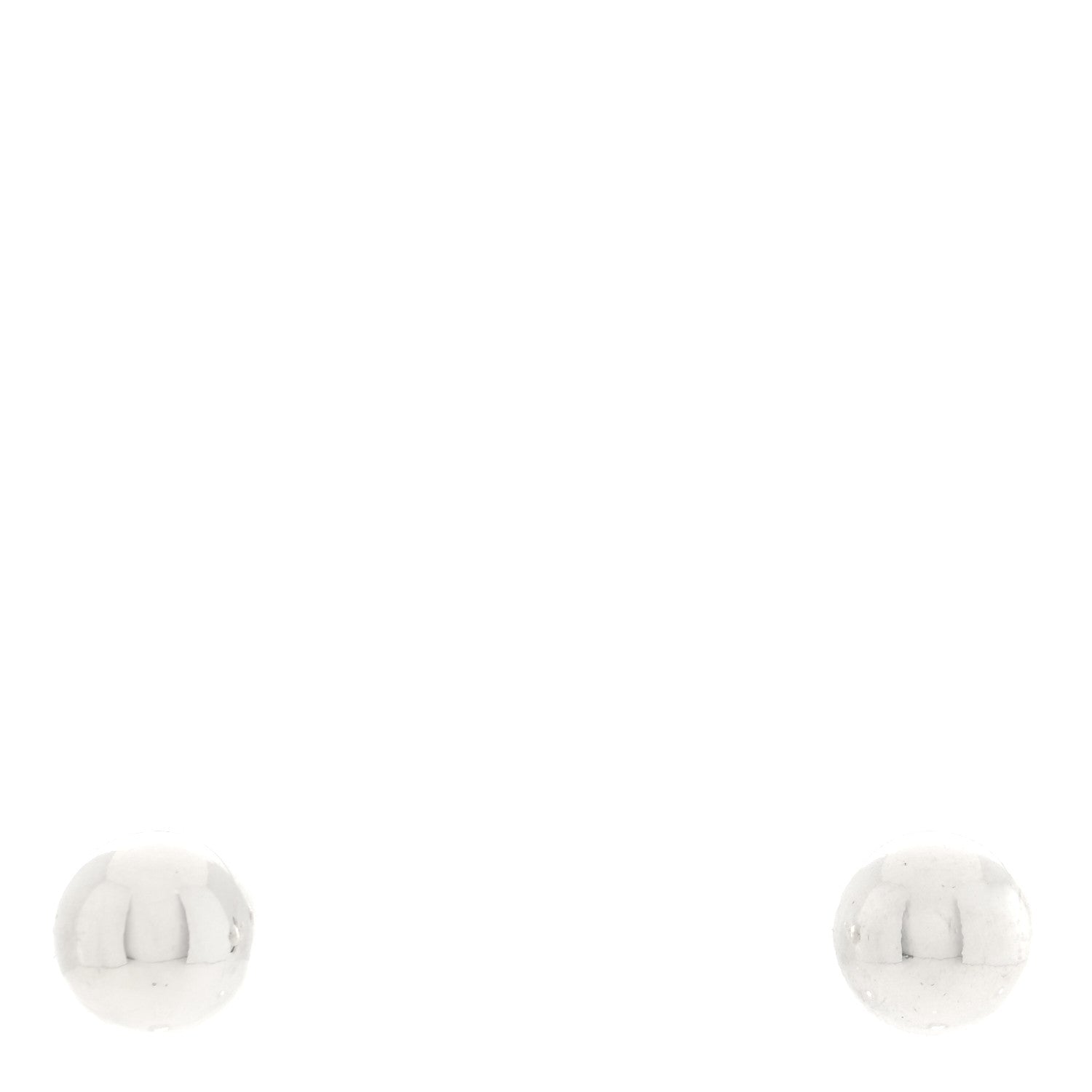 Tiffany Sterling Silver 8mm Hardwear Ball Earrings 1 of 4