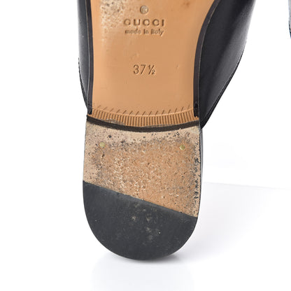 Gucci Calfskin Womens Princetown Slippers 37.5 Black 12 of 13