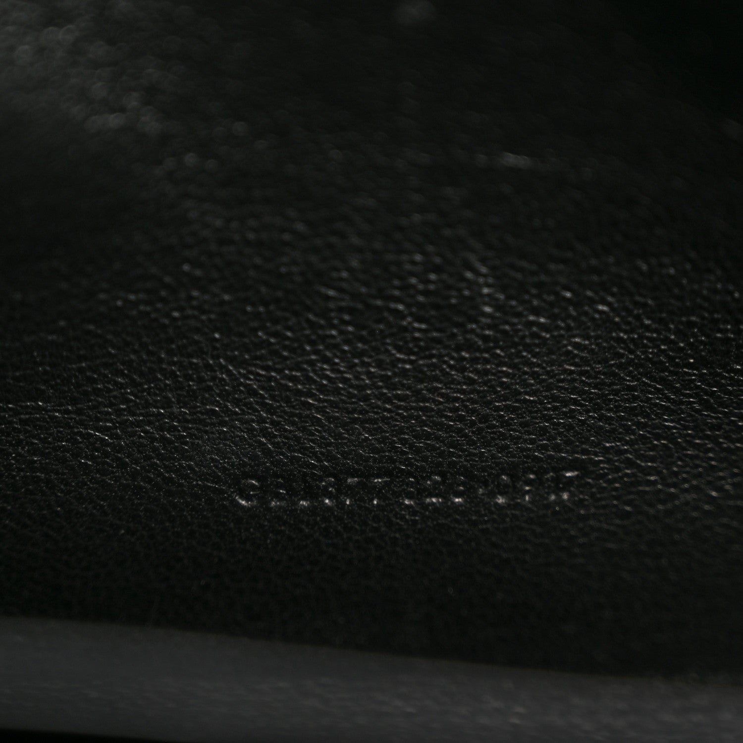 Saint Laurent Grain De Poudre Matelasse Chevron Monogram Chain Wallet Black 7 of 12