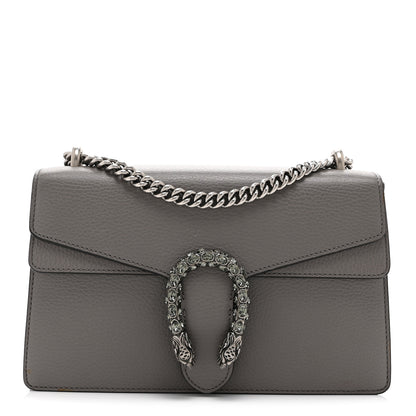 Gucci Pebbled Calfskin Small Dionysus Shoulder Bag Dusty Grey 1 of 12