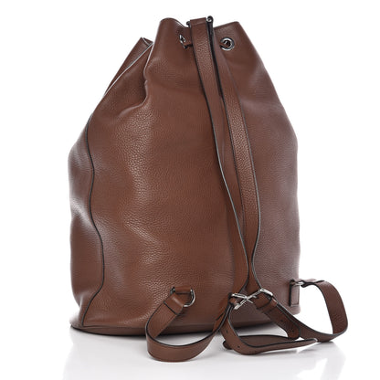 Gucci Pebbled Calfskin Large Soho Drawstring Backpack Brown 3 of 10