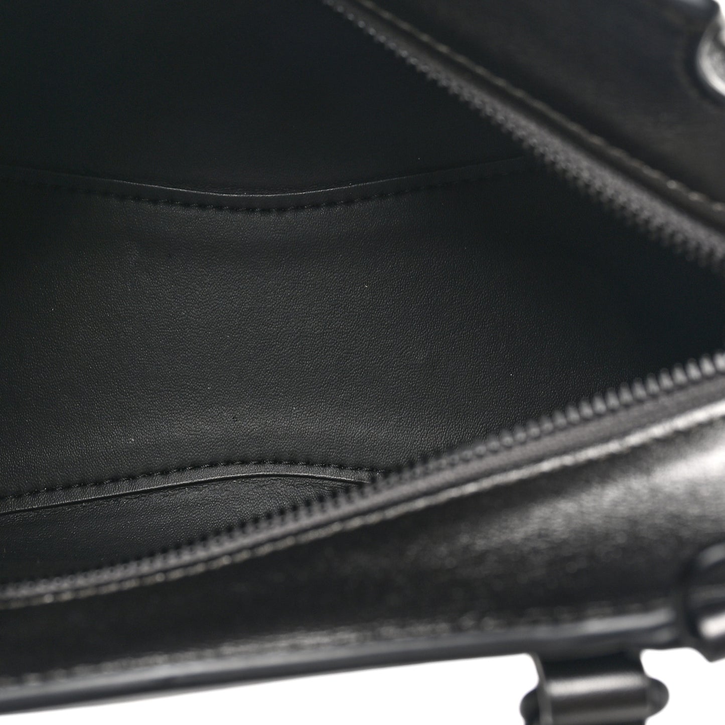 Smooth Calfskin Neo Classic Black Hardware Mini City Gunmetal