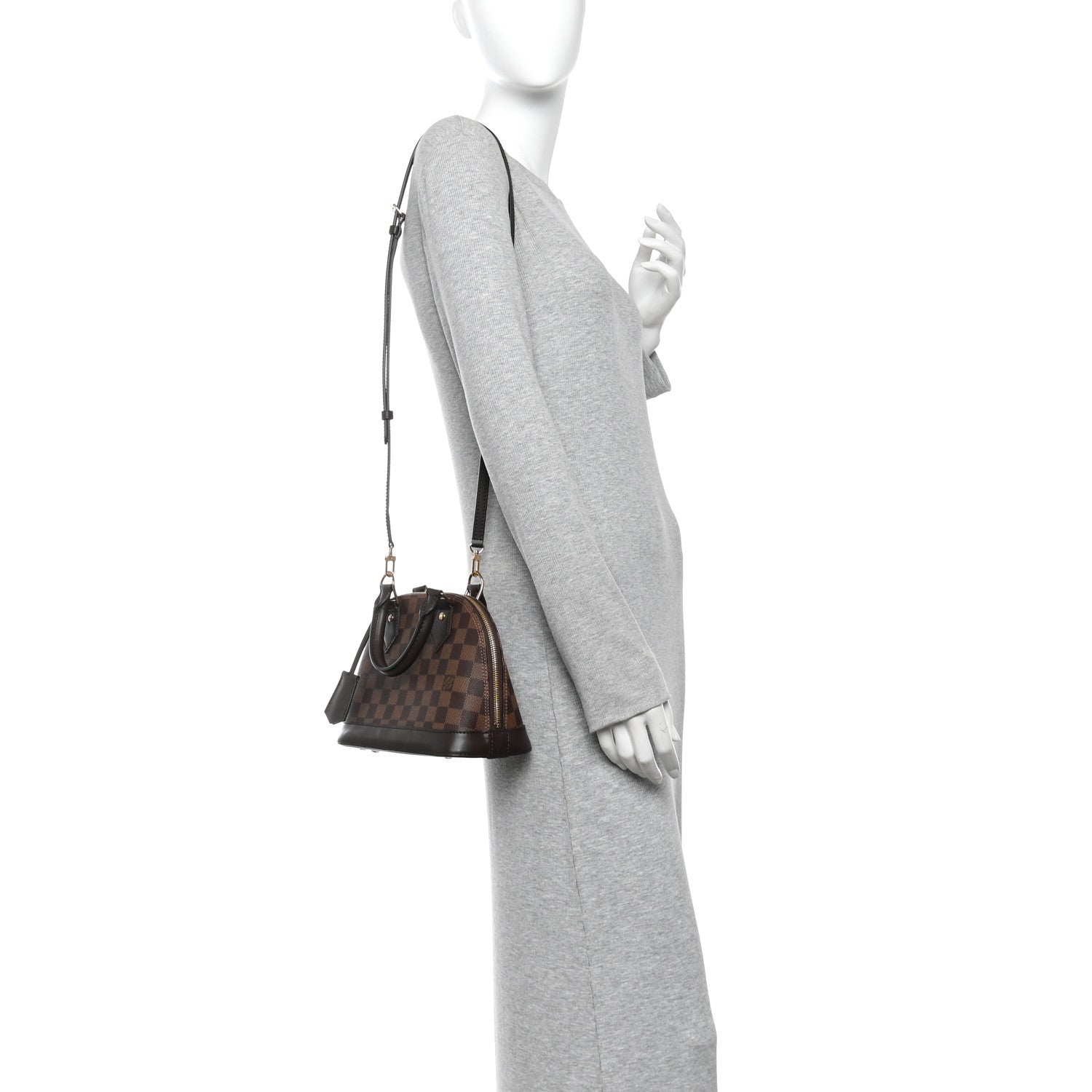 Prada Saffiano Cuir Medium Panier Bucket Bag Black Fuoco 2 of 10