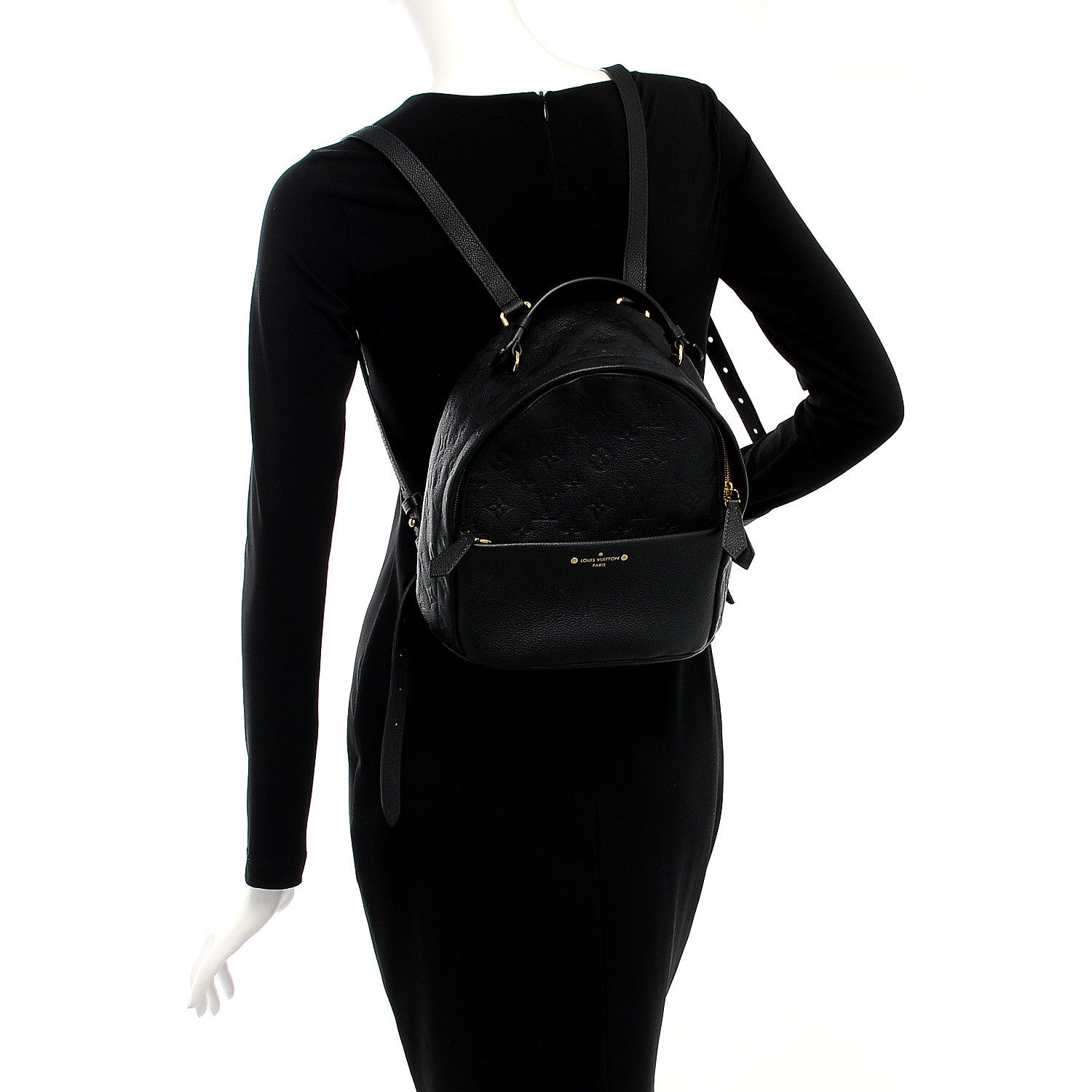 Louis Vuitton Empreinte Sorbonne Backpack Black 2 of 8