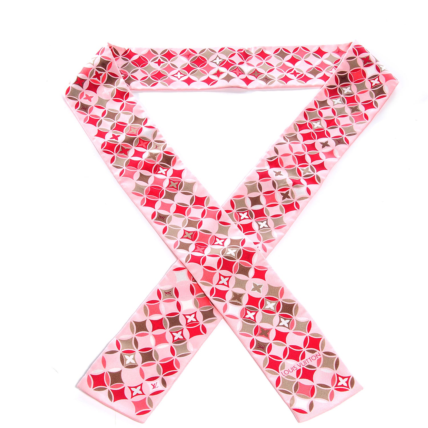 Louis Vuitton Silk Etoile Bandeau Pink 1 of 5