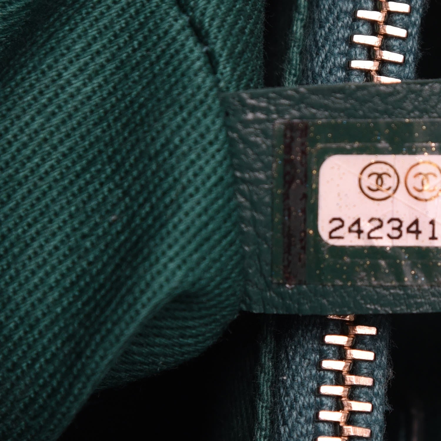 Chanel Caviar Quilted Small Coco Handle Flap Green 7 of 9