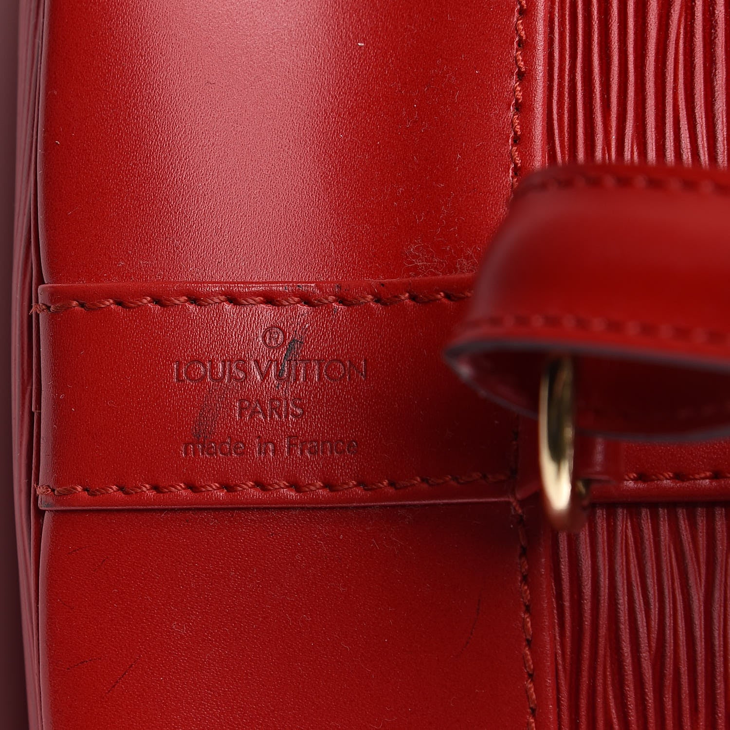Louis Vuitton Epi Randonnee PM Castillan Red 6 of 12