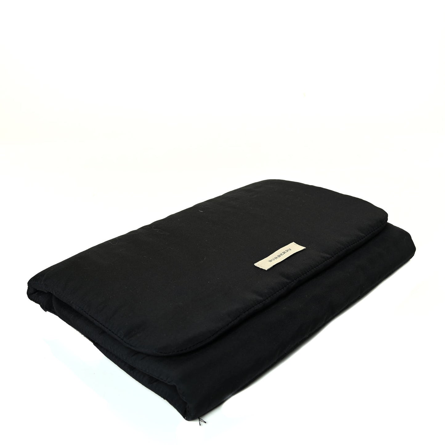 Grainy Calfskin House Check Mason Diaper Tote Black