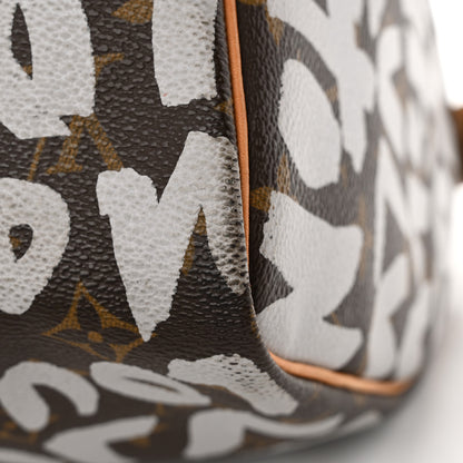 Louis Vuitton Monogram Graffiti Speedy 30 Silver 26 of 27