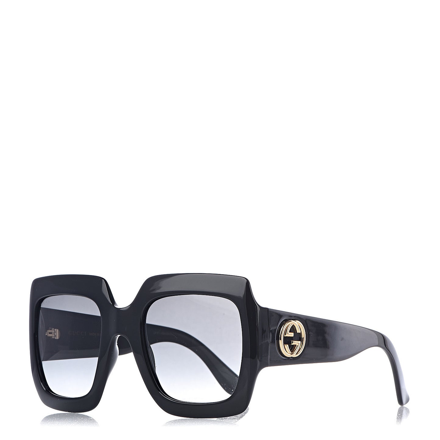 Acetate Square Frame Sunglasses GG0053S Black
