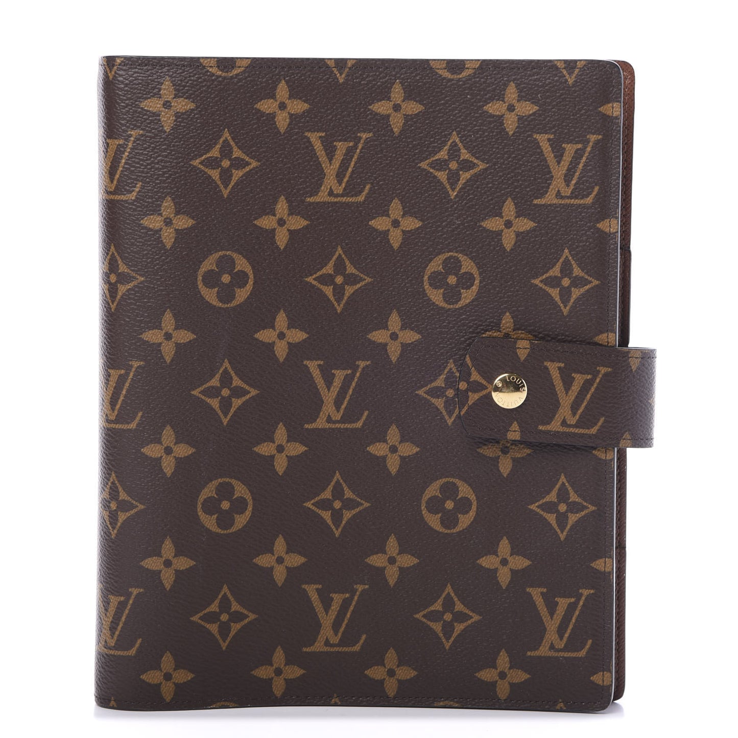 Monogram Large Ring Agenda Cover