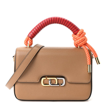 Marc Jacobs Textured Calfskin The J Link Shoulder Bag Dirty Chai 1 of 10