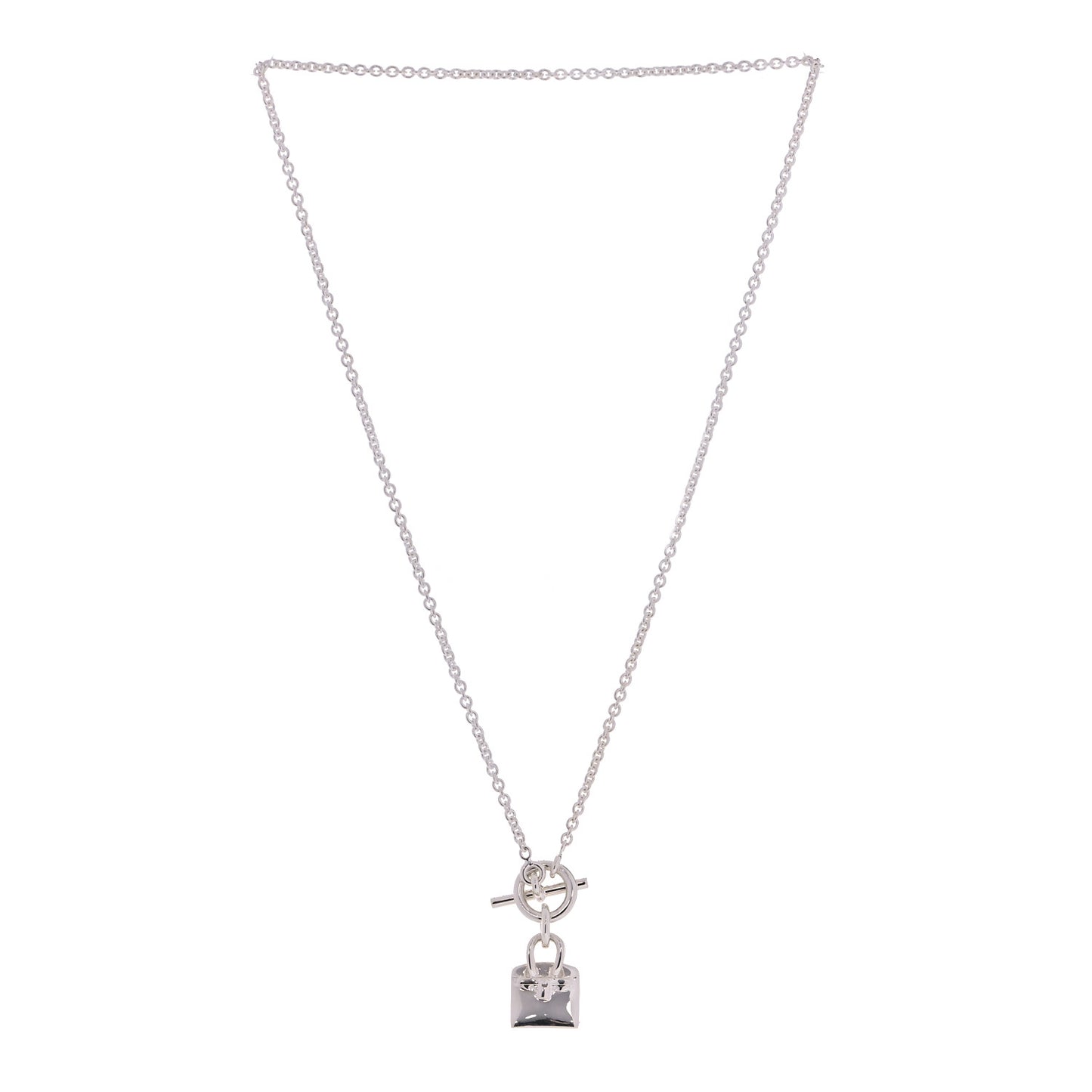 Sterling Silver Birkin Amulette Pendant Necklace