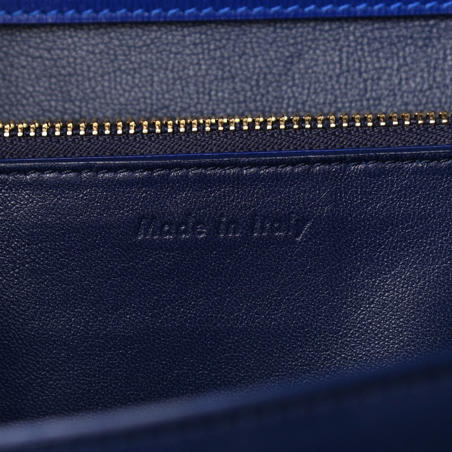 Liege Calfskin Medium Classic Box Flap Bag Indigo