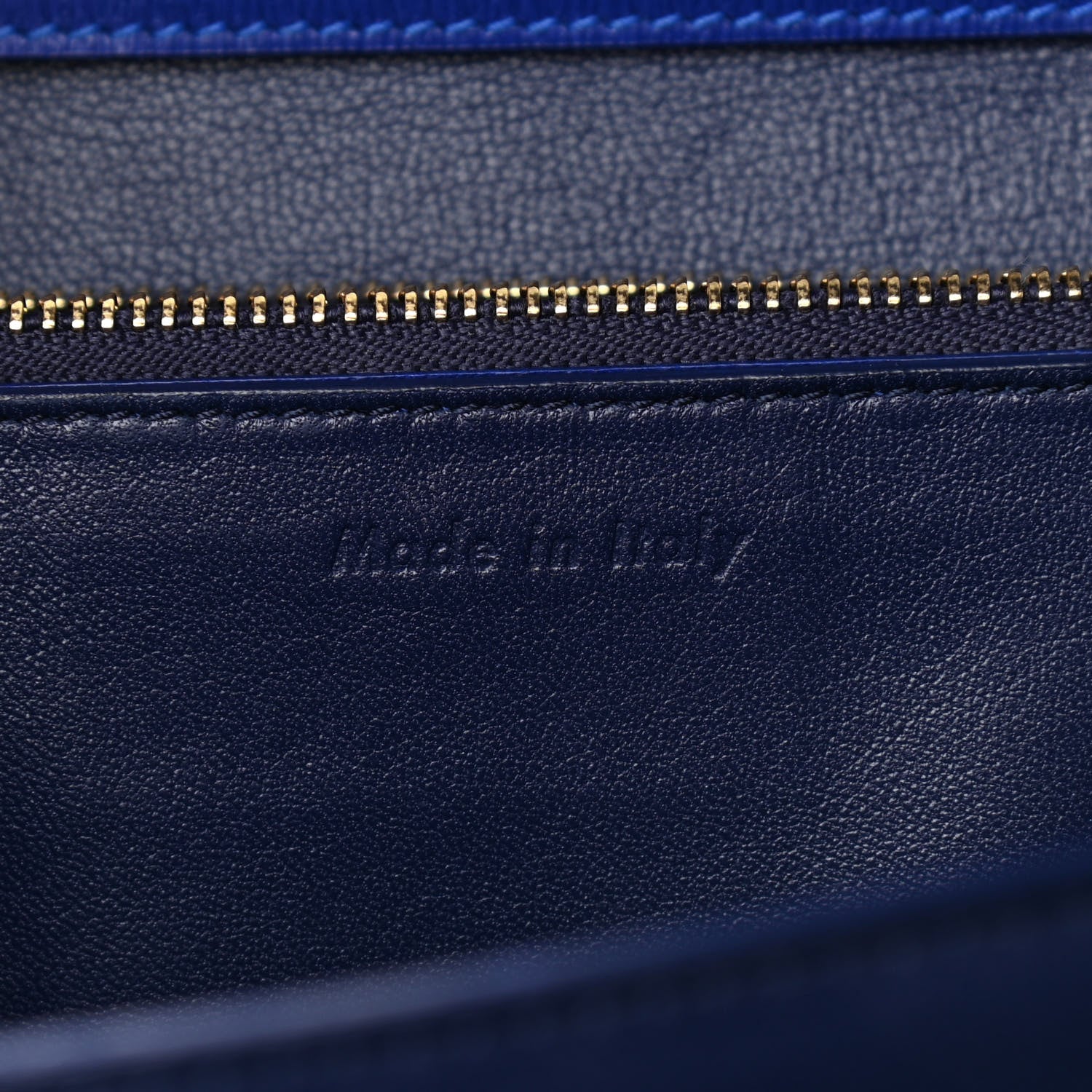 Celine Liege Calfskin Medium Classic Box Flap Bag Indigo 7 of 12