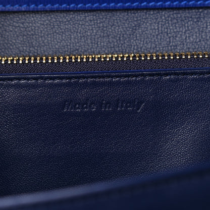 Celine Liege Calfskin Medium Classic Box Flap Bag Indigo 7 of 12
