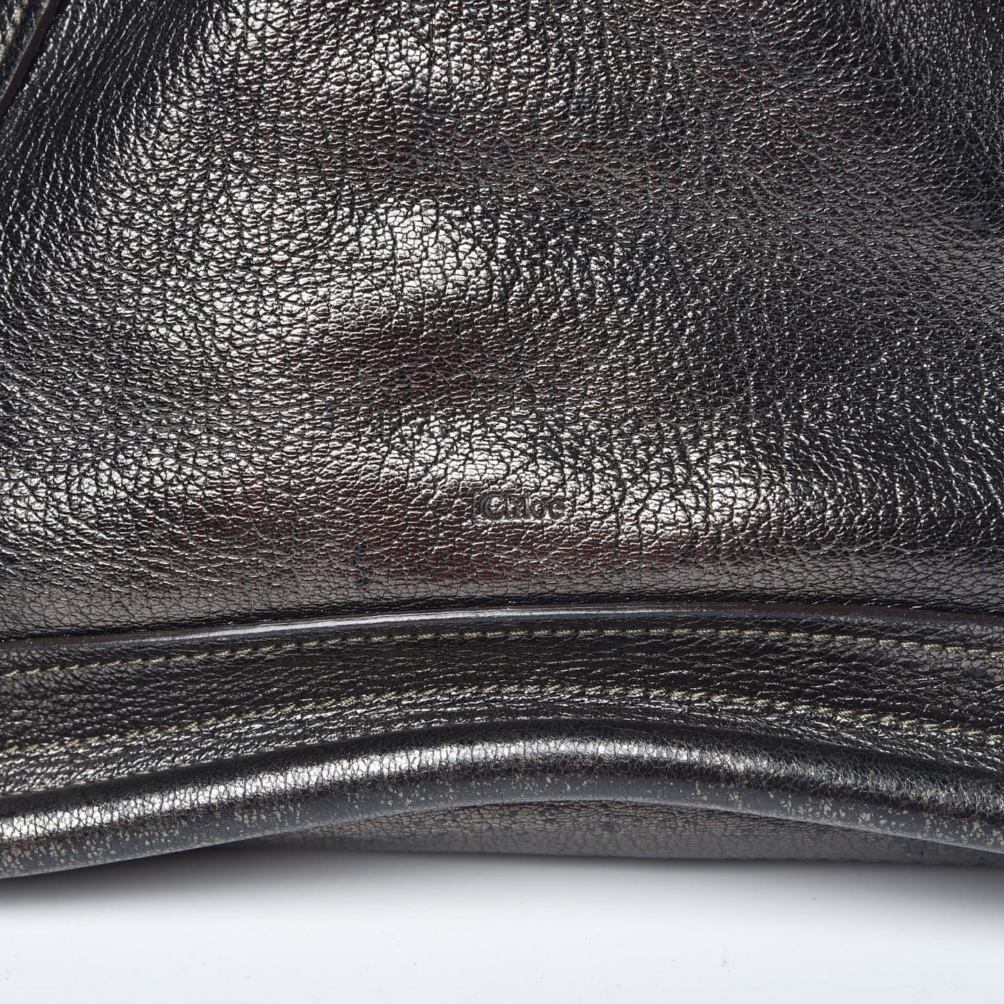 Metallic Calfskin Medium Paraty Bronze