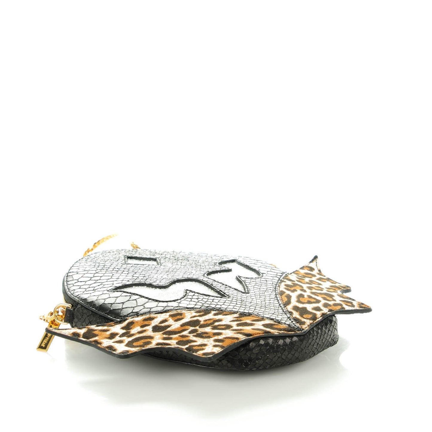 Faux Python Superstellaheroes Crossbody Bag Black