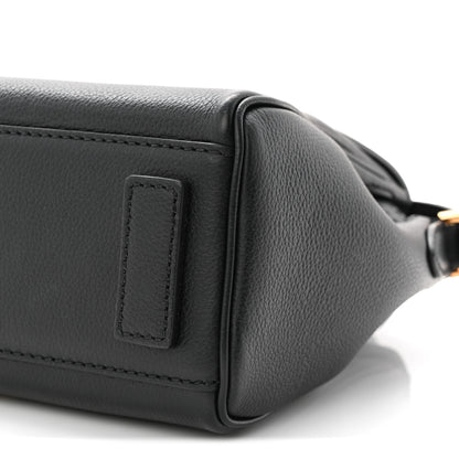 Versace Grained Calfskin Small La Medusa Top Handle Bag Black 16 of 17
