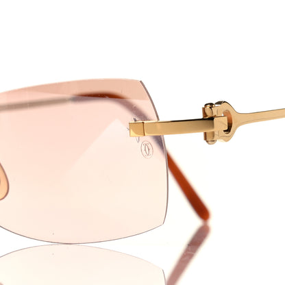 Cartier Rimless Sunglasses Pink 5 of 5