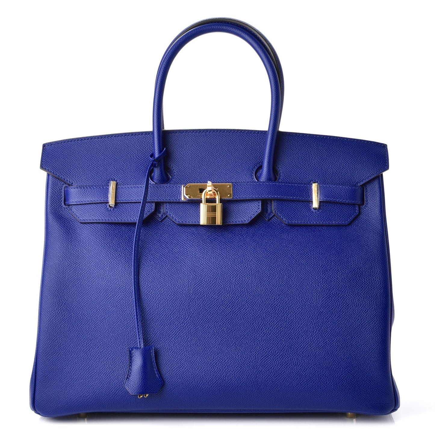 Epsom Birkin 35 Bleu Electrique