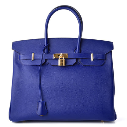 Hermes Epsom Birkin 35 Bleu Electrique 1 of 38