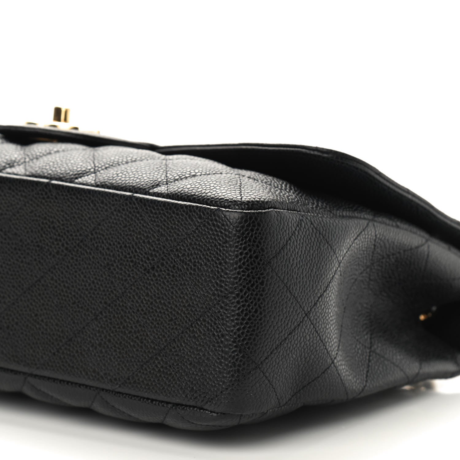 Chanel Caviar Quilted Jumbo Single Flap Black 9 of 9