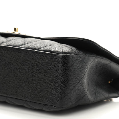 Chanel Caviar Quilted Jumbo Single Flap Black 9 of 9