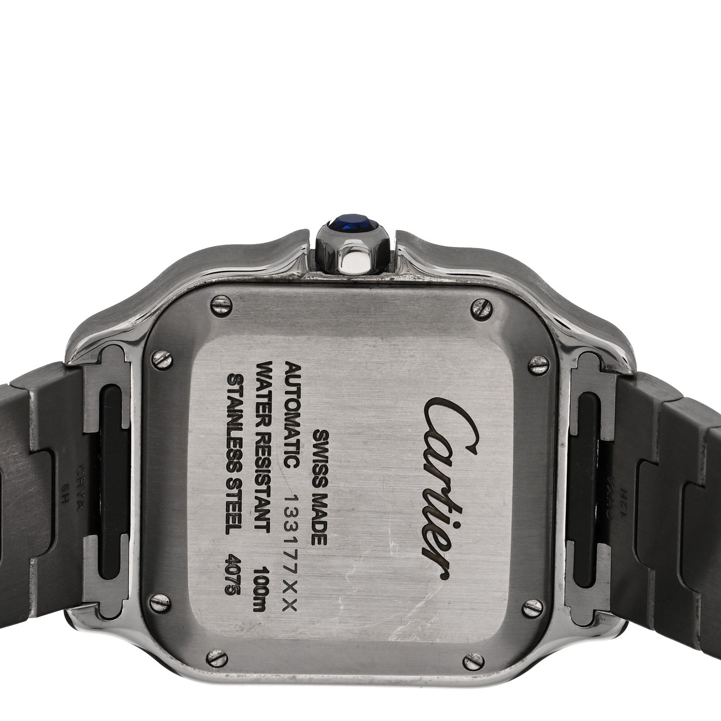 Stainless Steel 35mm Santos de Cartier Automatic Watch