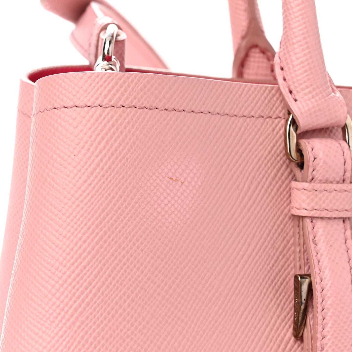 Saffiano Cuir Small Double Handle Tote Pesco
