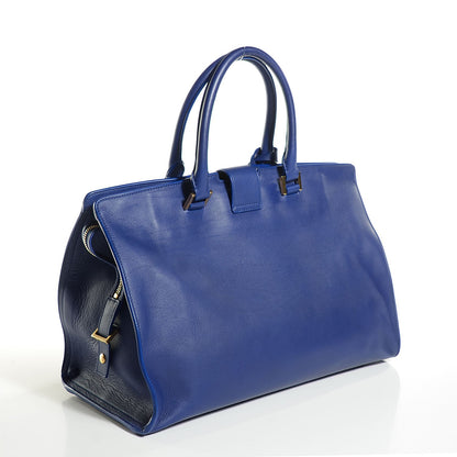 Saint Laurent Calfskin Medium Classic Y Cabas Navy 3 of 8