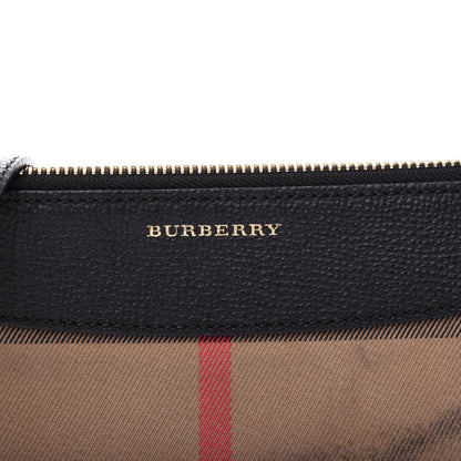 Burberry House Check Derby Peyton Crossbody Clutch Bag Black 9 of 9