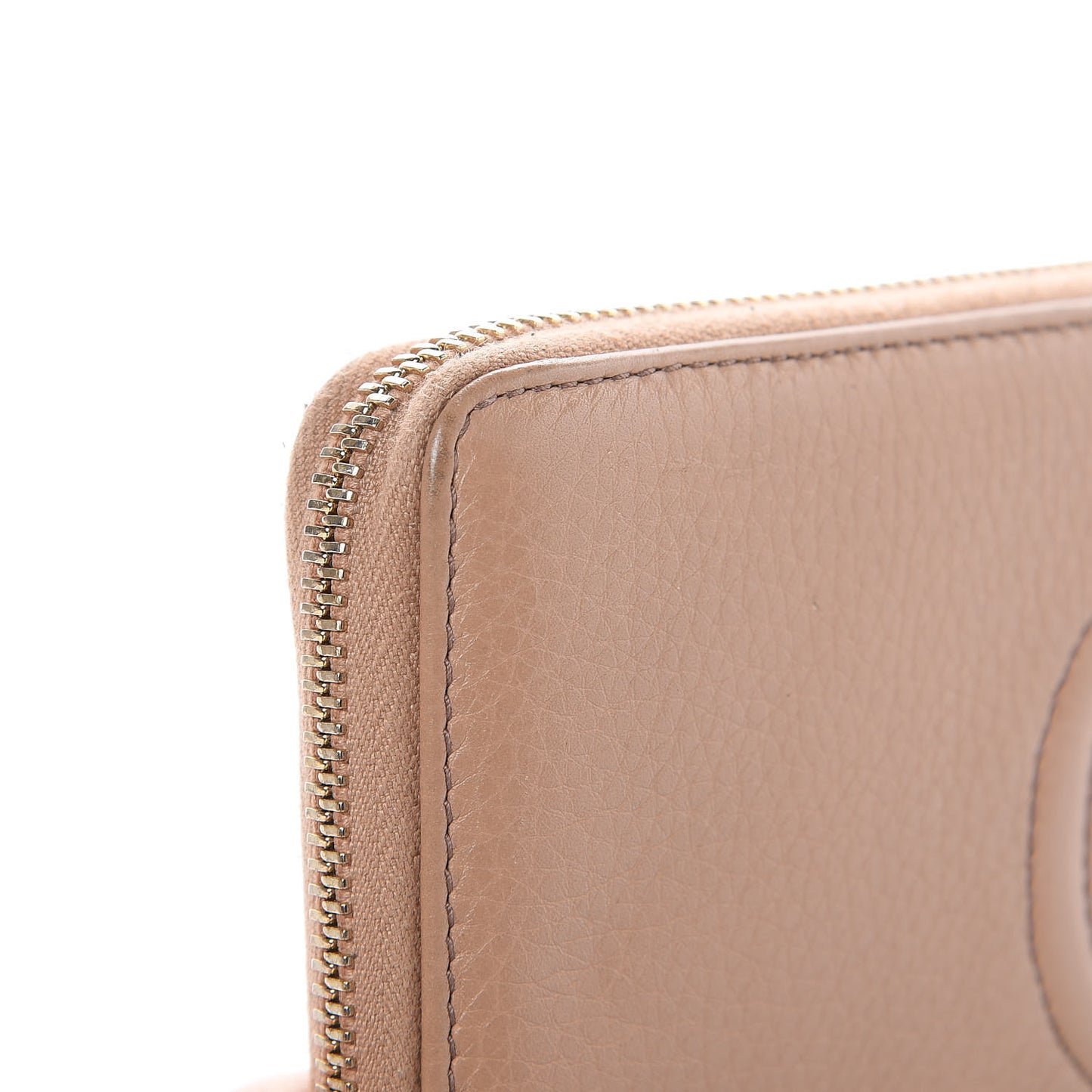 Calfskin Soho Zip Around Wallet Camelia