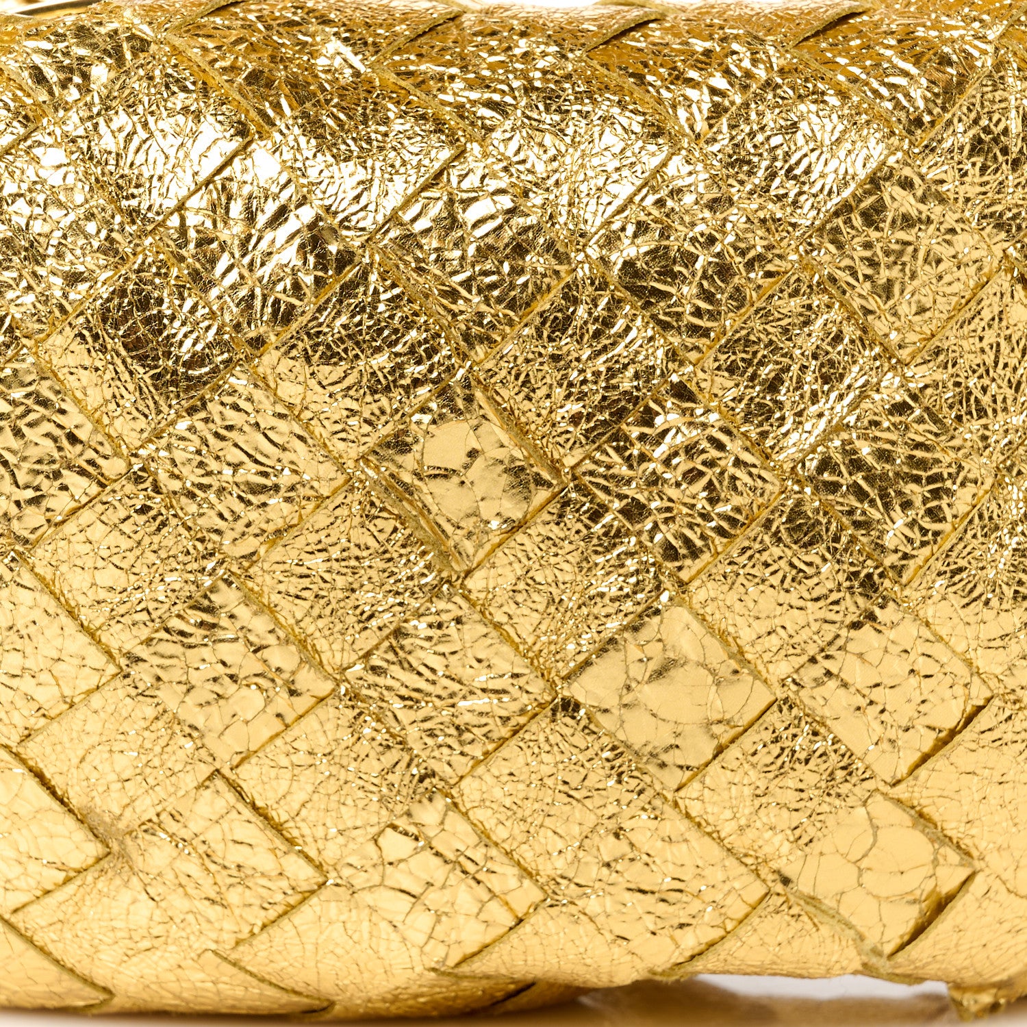 Bottega Veneta Metallic Nappa Intrecciato Mini Jodie Gold 8 of 10