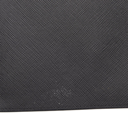 Givenchy Coated Canvas Medium Virginia Bitch Print Zip Pouch Black 9 of 10