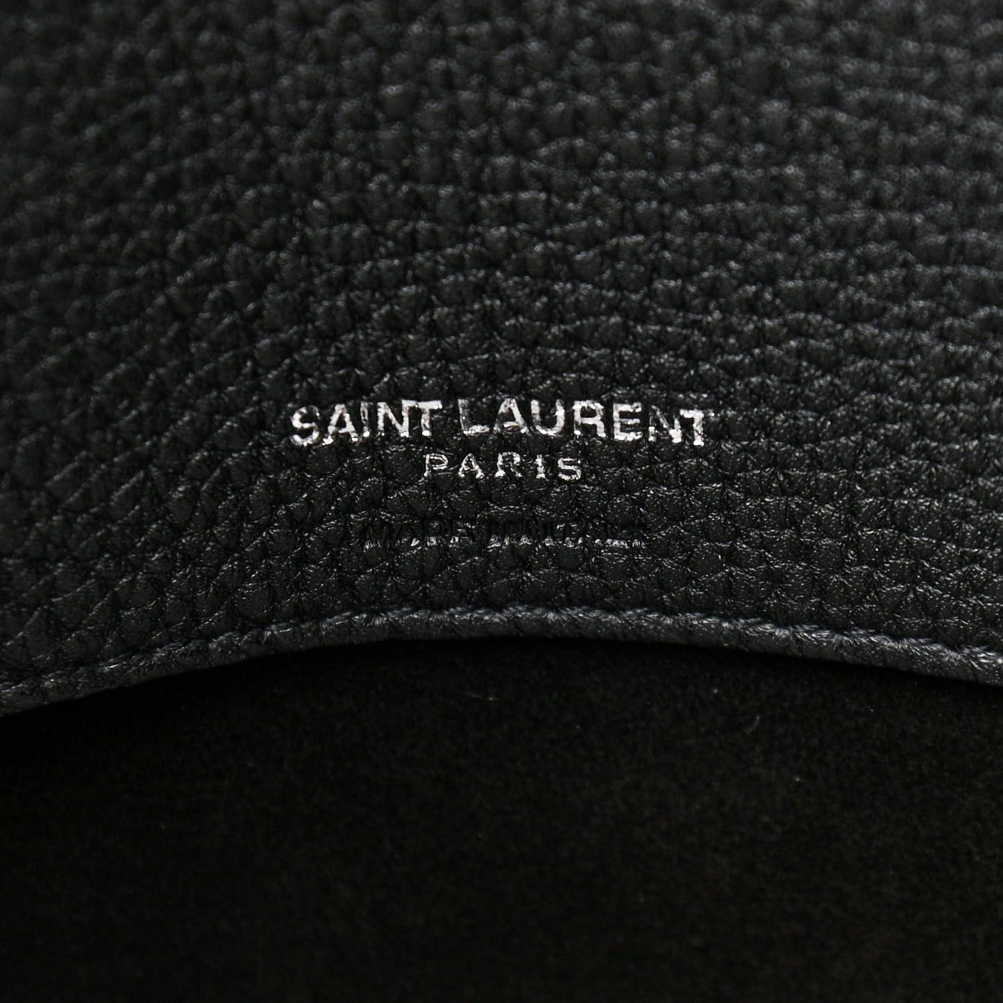 Grained Calfskin Medium Souple Sac De Jour Black